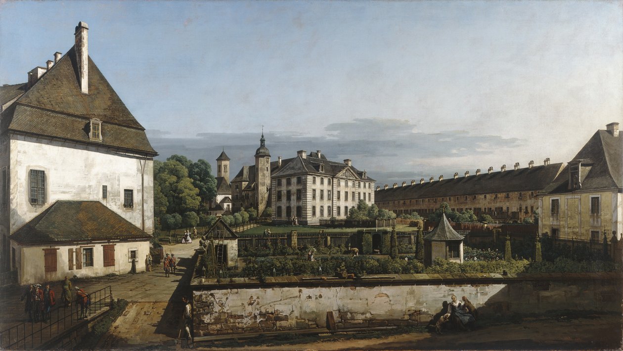 The Fortress of Konigstein: Courtyard with the Brunnenhaus by Bernardo Bellotto