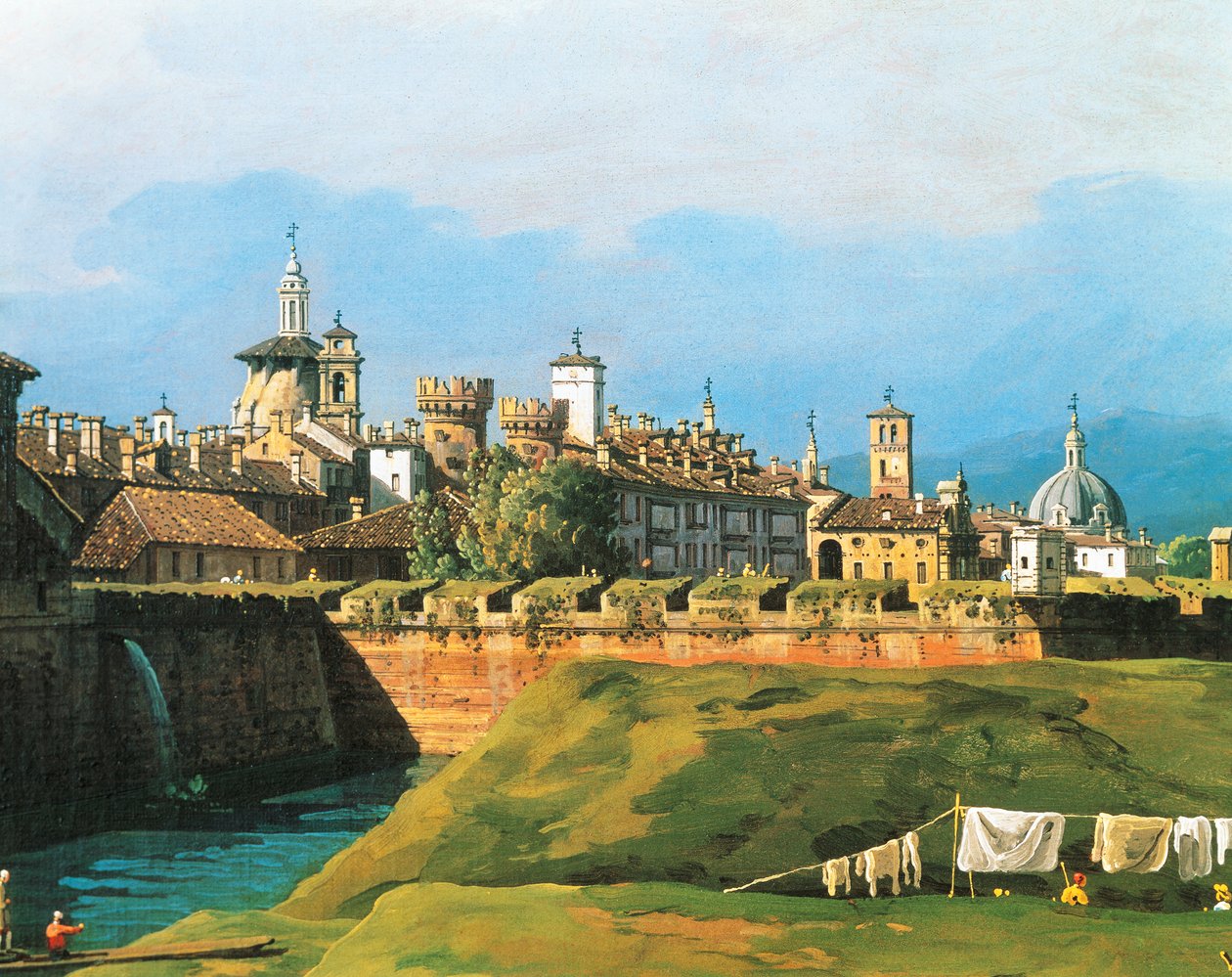 View of Turin from the side of the Royal Garden by Bernardo Bellotto