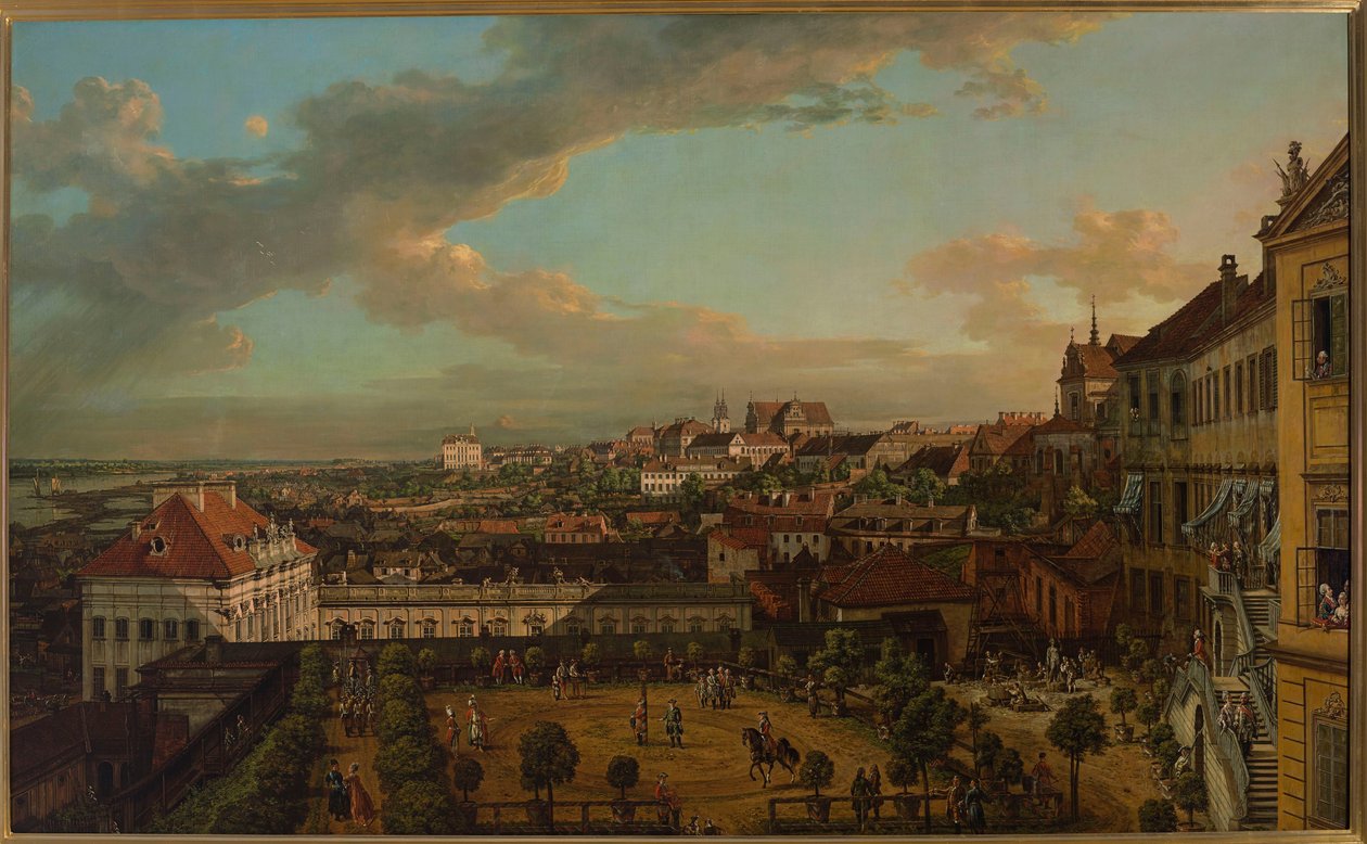 View of Warsaw from the Terrace of the Royal Castle by Bernardo Bellotto