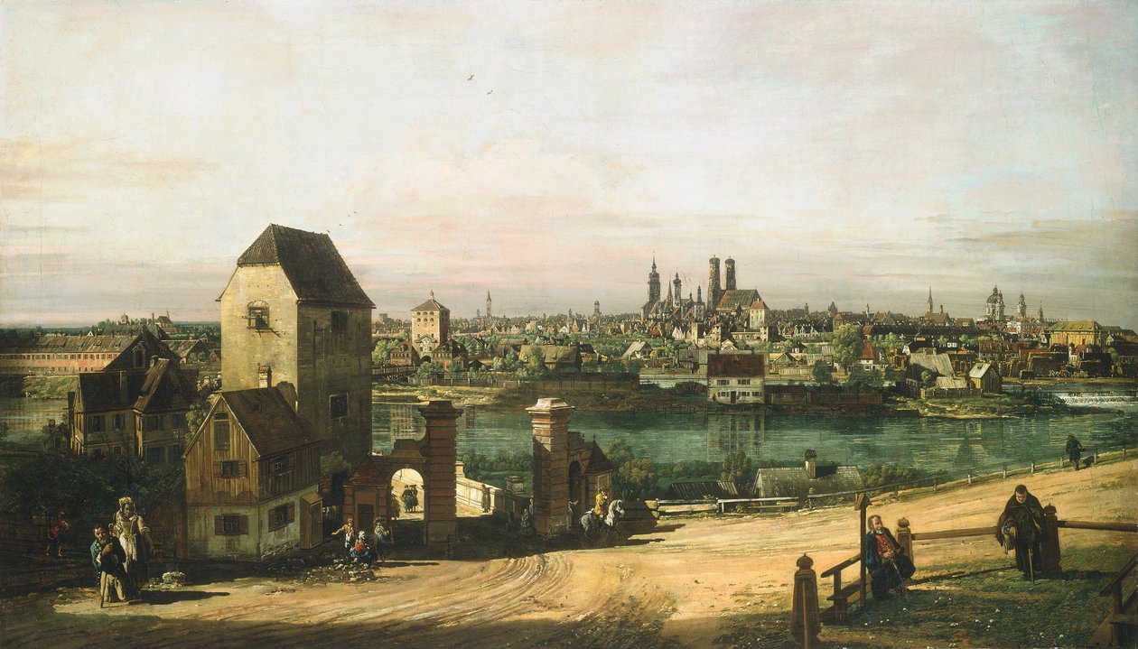 View of Munich by Bernardo Bellotto and Workshop