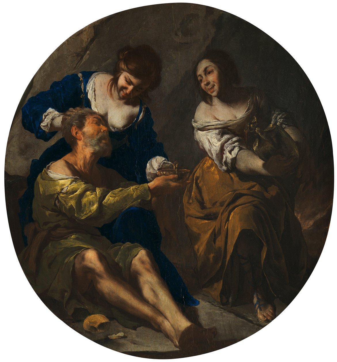 Lot and his Daughters by Bernardo Cavallino
