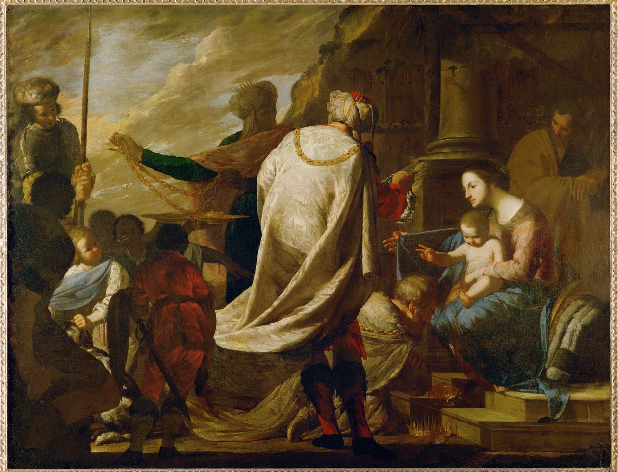 The Adoration of the Magi by Bernardo Cavallino