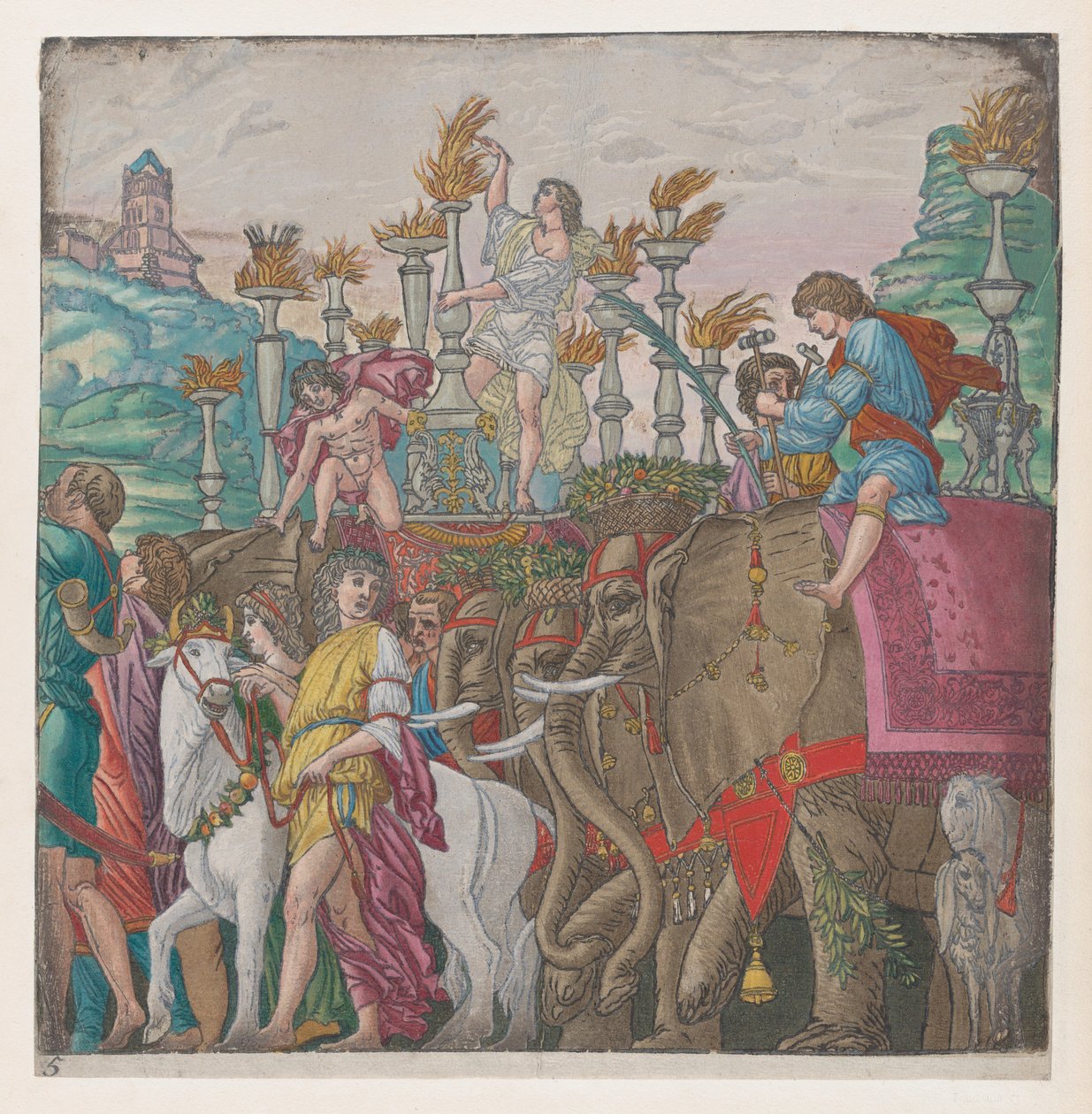Elephants, from The Triumph of Julius Caesar by Bernardo Malpizzi