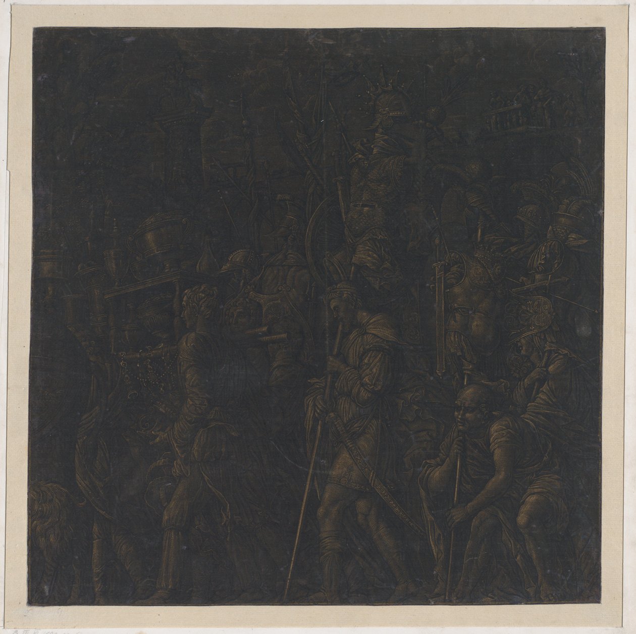Sheet 8 from The Triumphs of Caesar, after Mantegna by Bernardo Malpizzi