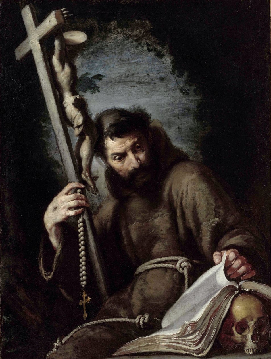 Saint Francis by Bernardo Strozzi