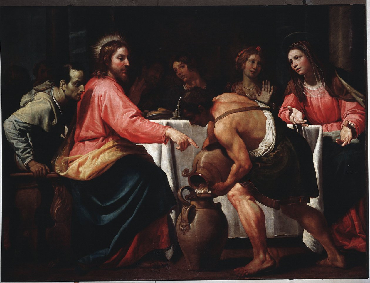The wedding at Cana by Bernardo Strozzi