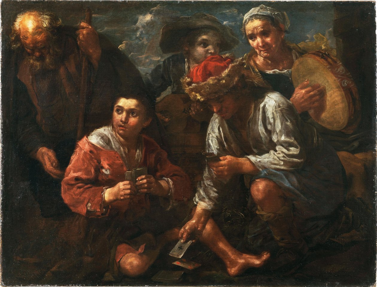 Card Players by Bernhard Keil