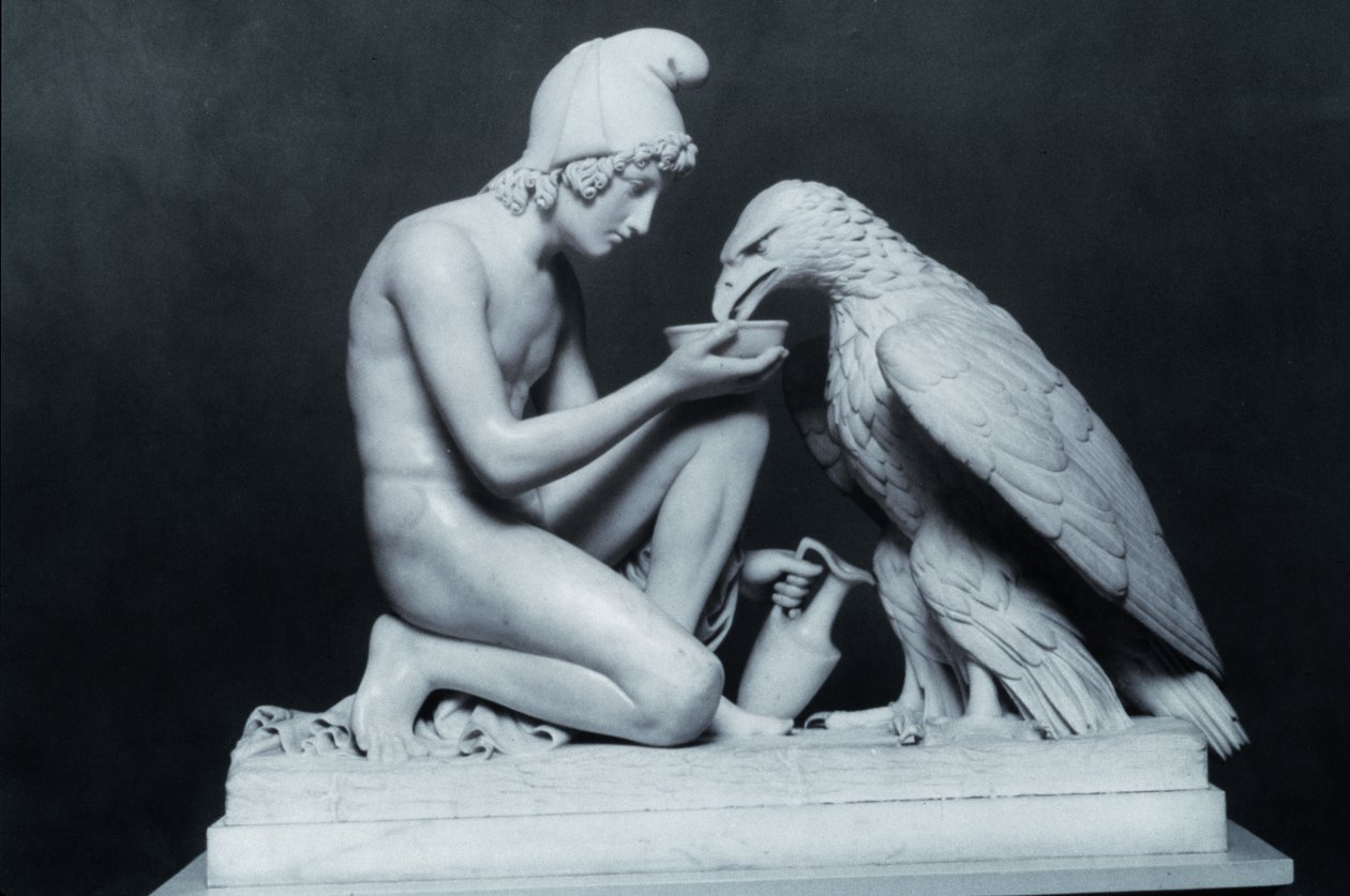 Ganymede with the Eagle of Jupiter, 1817 by Bertel Thorvaldsen