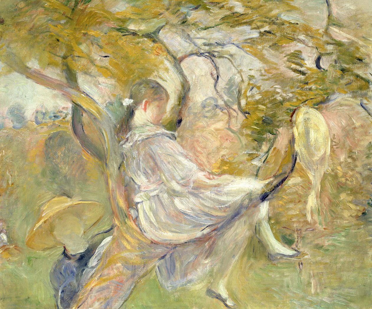 In the Apple Tree by Berthe Morisot
