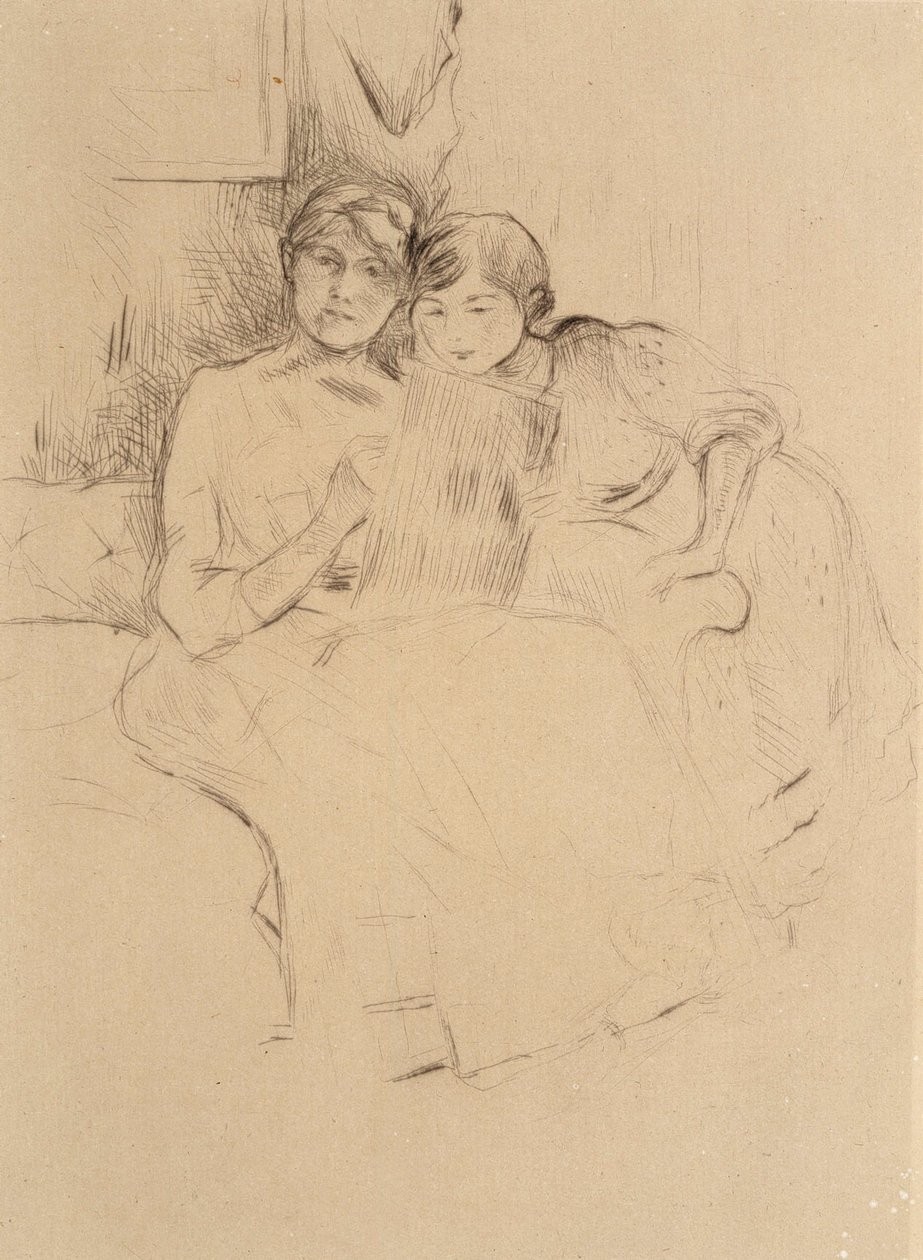 Drawing Lesson by Berthe Morisot