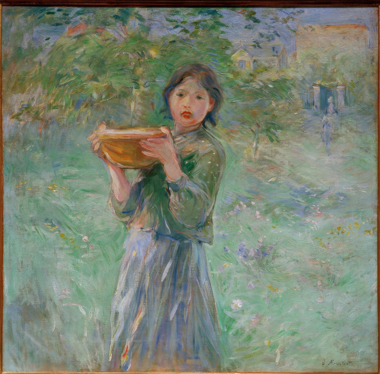 The Milk Bowl by Berthe Morisot