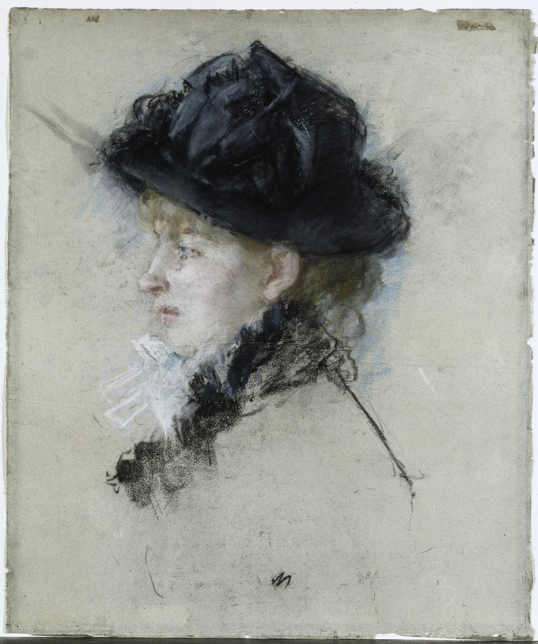 Mlle. Louise Riesener by Berthe Morisot