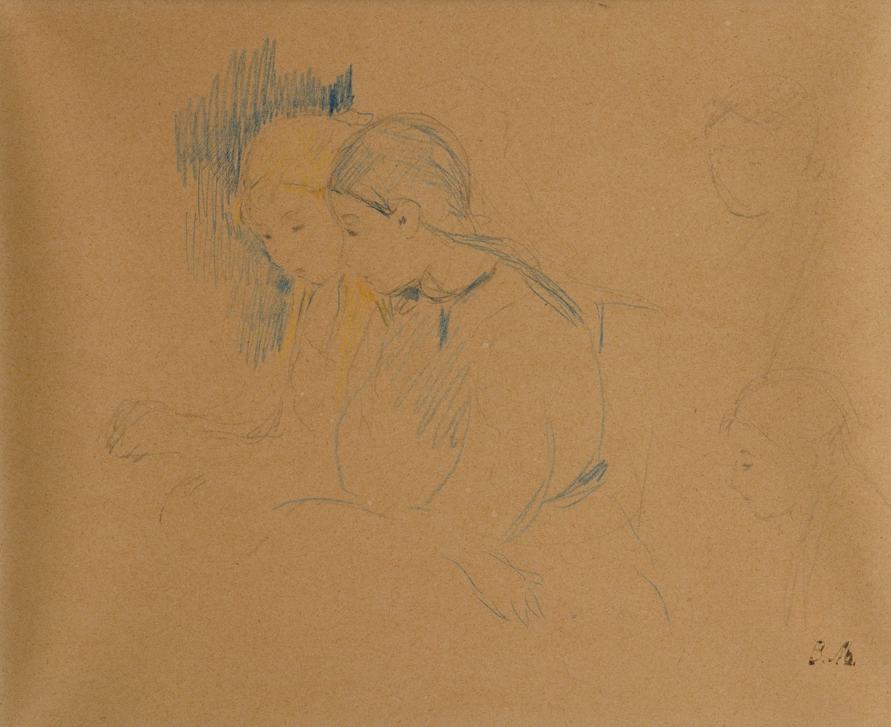 Portrait of Young Girls by Berthe Morisot