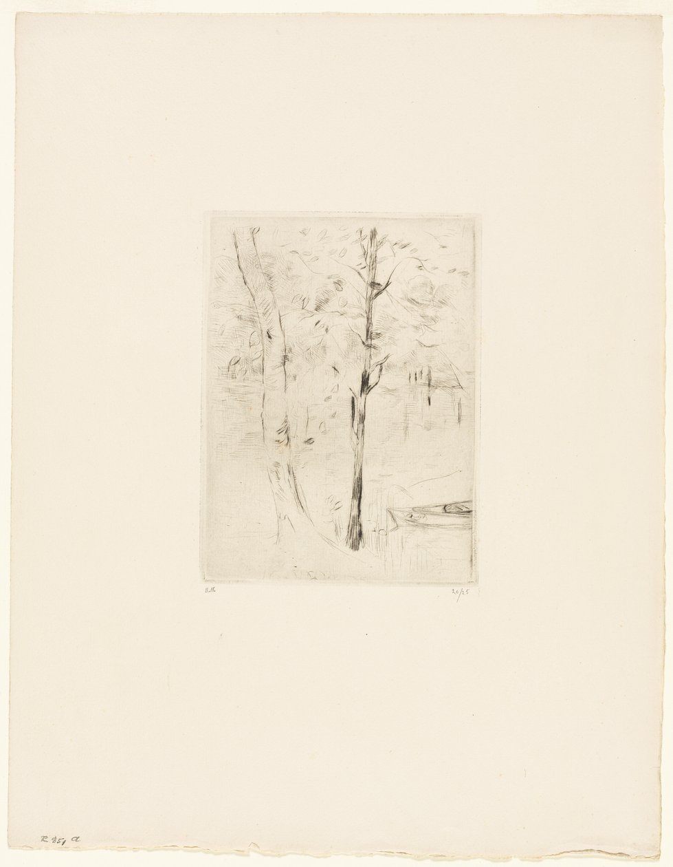 The Lake in the Bois de Boulogne by Berthe Morisot