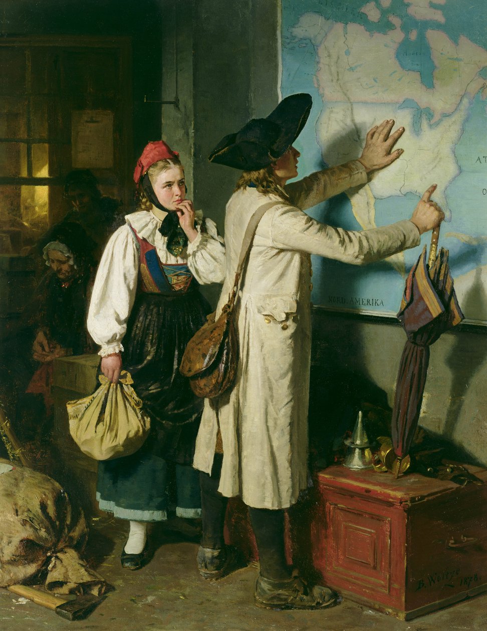 The Emigrants by Berthold Woltze: Premium art reproduction