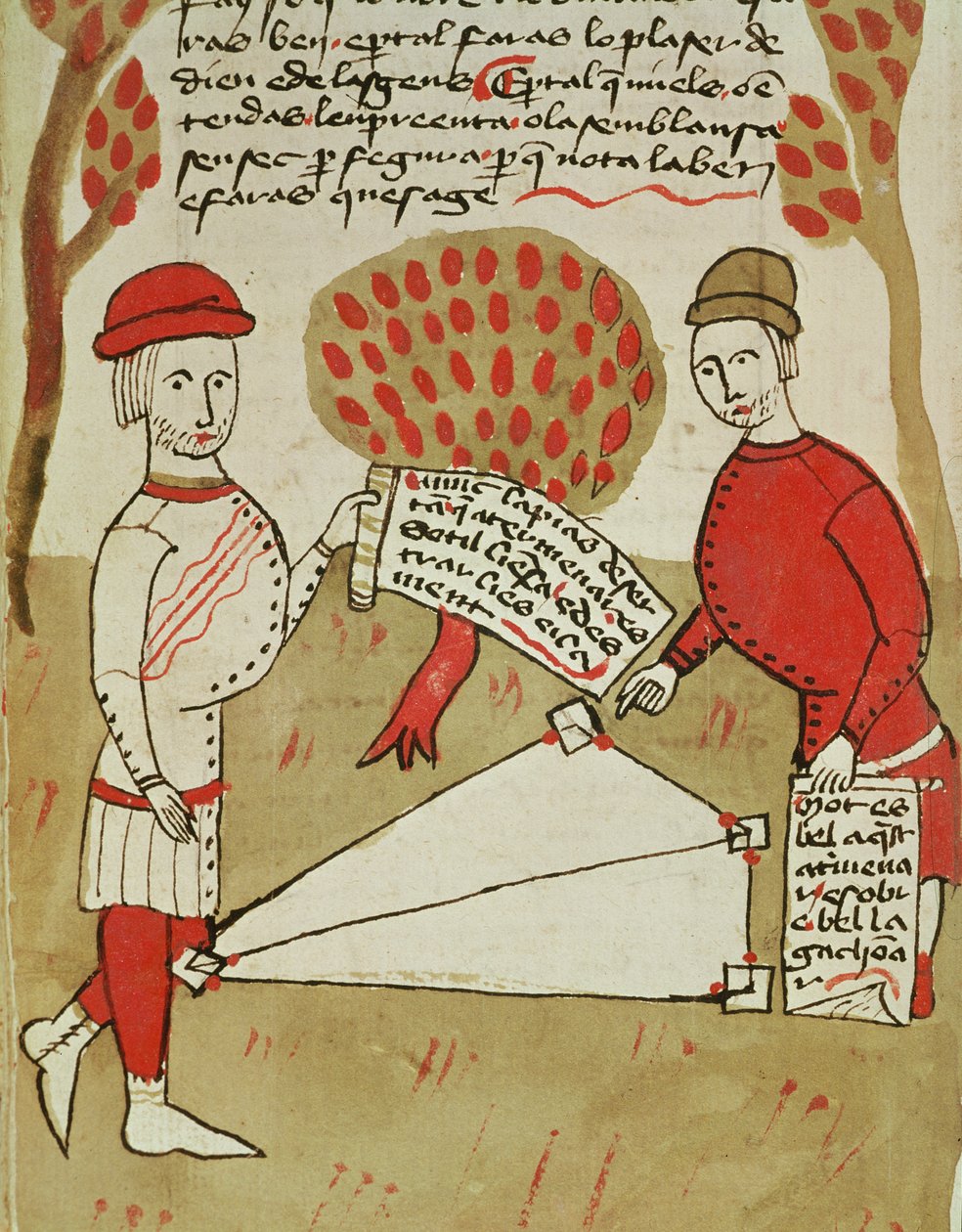 Demarcation of land, from 