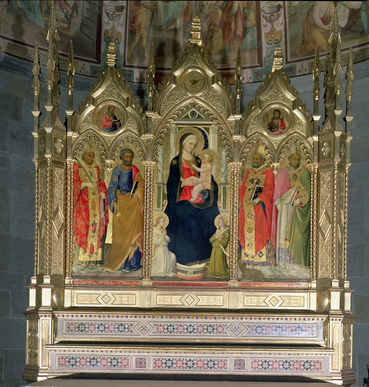 Madonna and Child with Saints by Bicci di Lorenzo