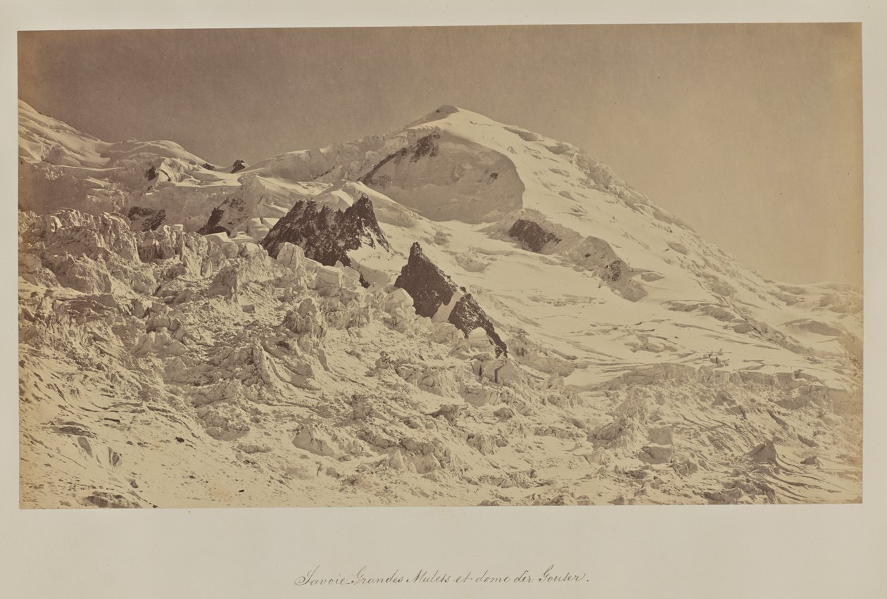 Savoy. Grandes Mulets and Dome of Gouter by Bisson Frères