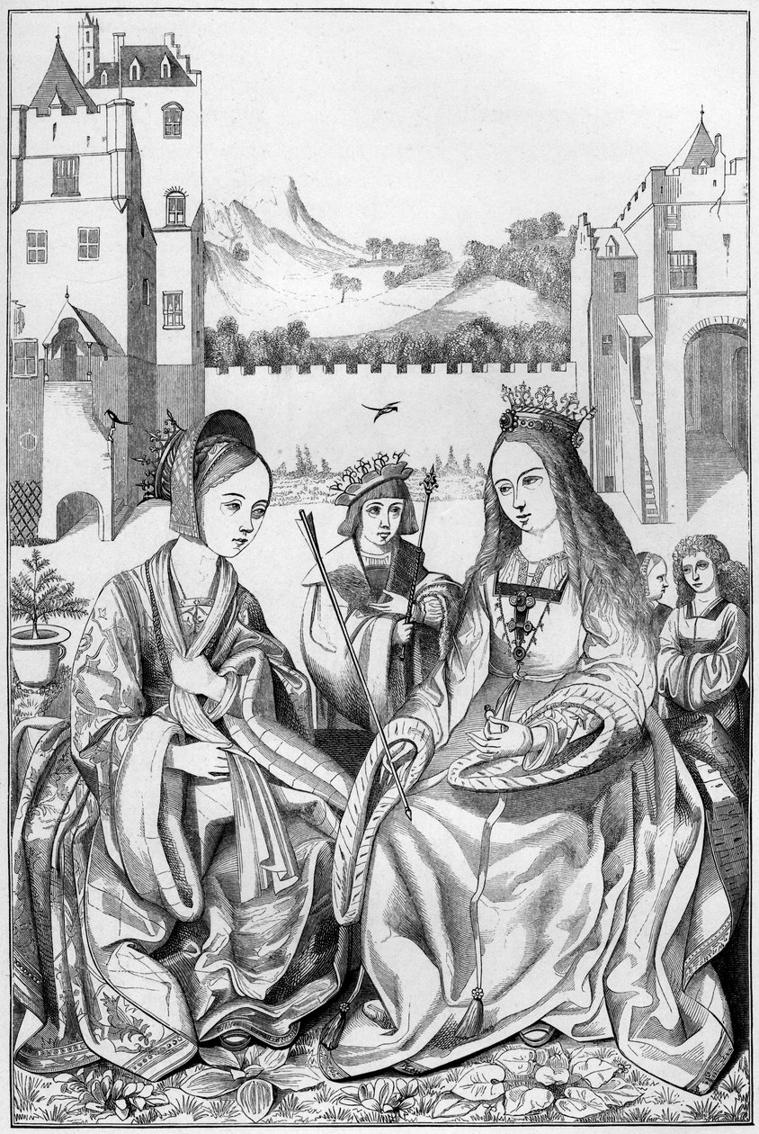 Saint Catherine of Alexandria by Bisson and Cottard