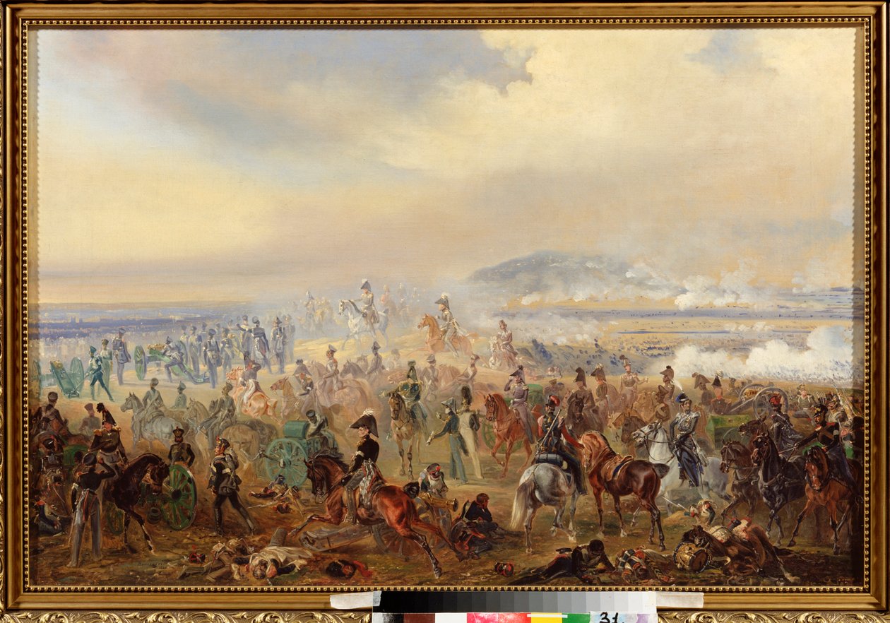 The Battle of Leipzig in October 1813 by Bogdan Willewalde