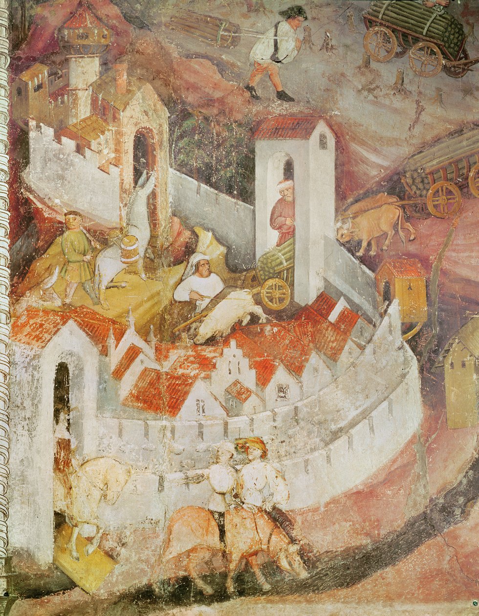 The Month of December (detail) by Bohemian School
