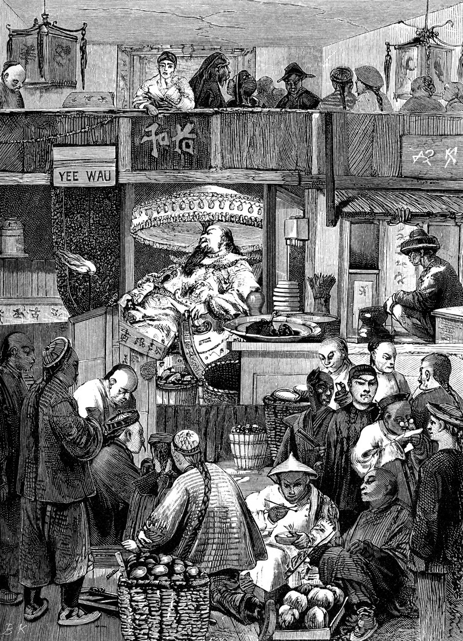 A Chinese joss house by Bohuslav Kroupa