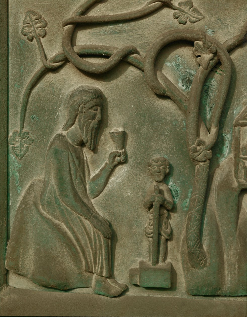 Noah Drinking Wine by Bonanno Pisano