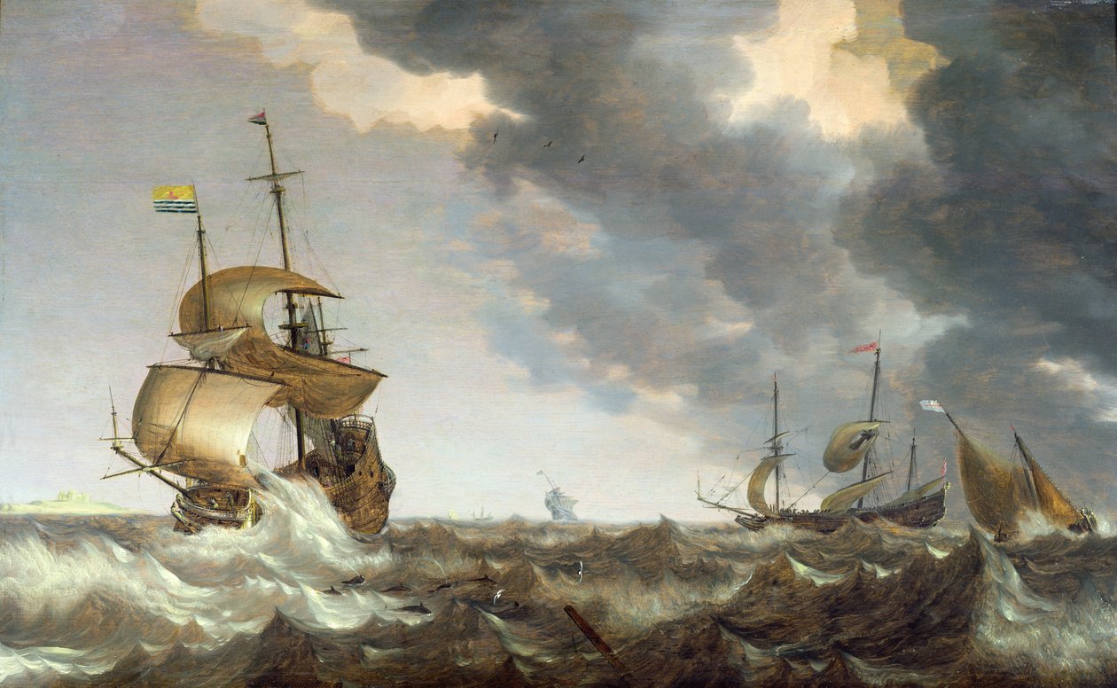 Storm at Sea by Bonaventura Peeters