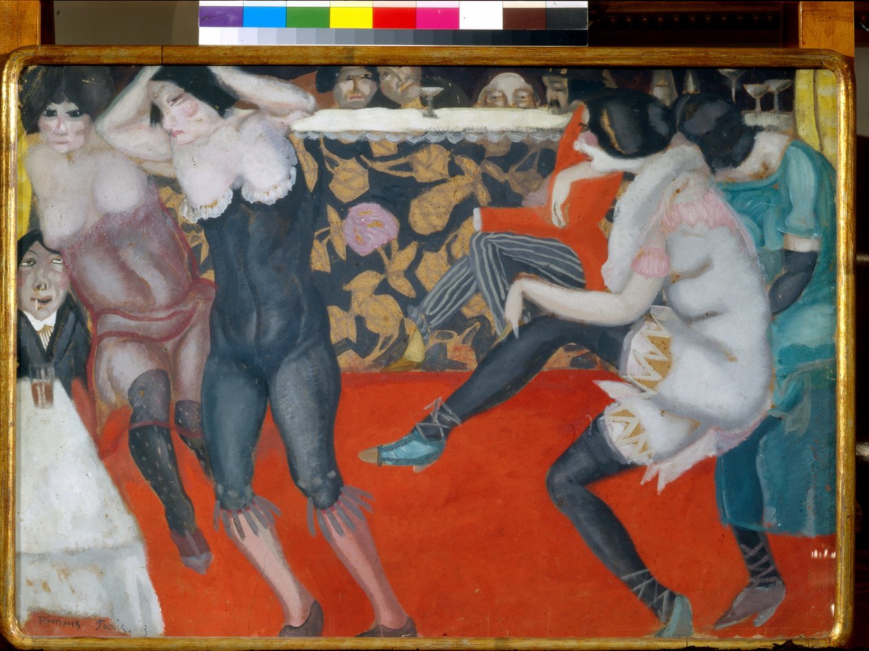 At the Cabaret by Boris Dmitrievich Grigoriev