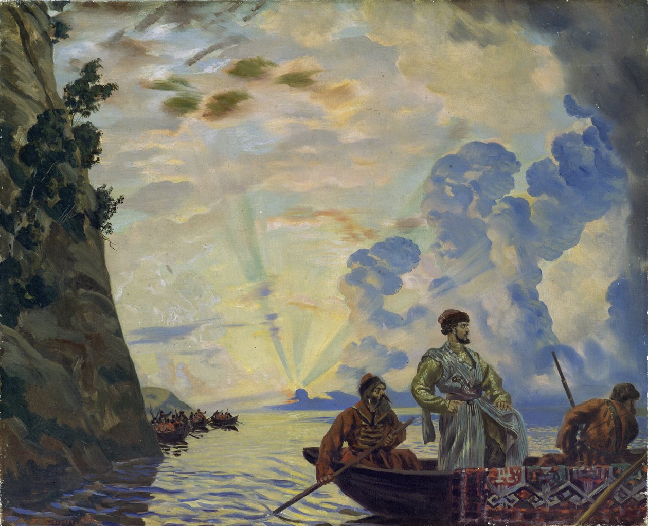 Stepan Razin by Boris Mikhailovich Kustodiev