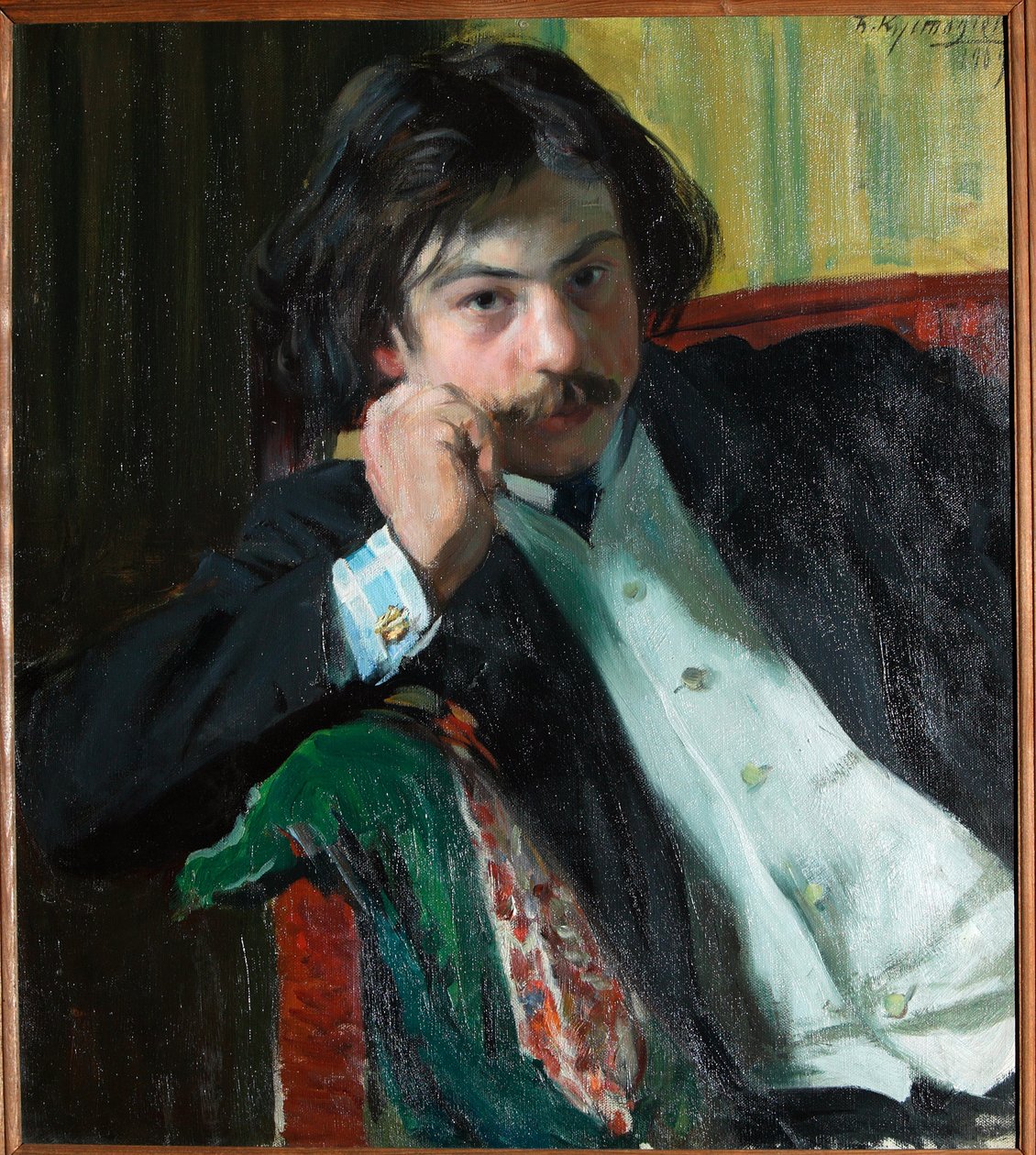 Portrait of the Poet Janko Lavrin (1887-1986) by Boris Mikhailovich Kustodiev