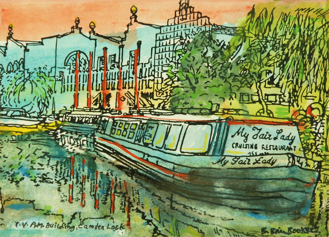 My Fair Lady on the Regents Canal by Brenda Brin Booker