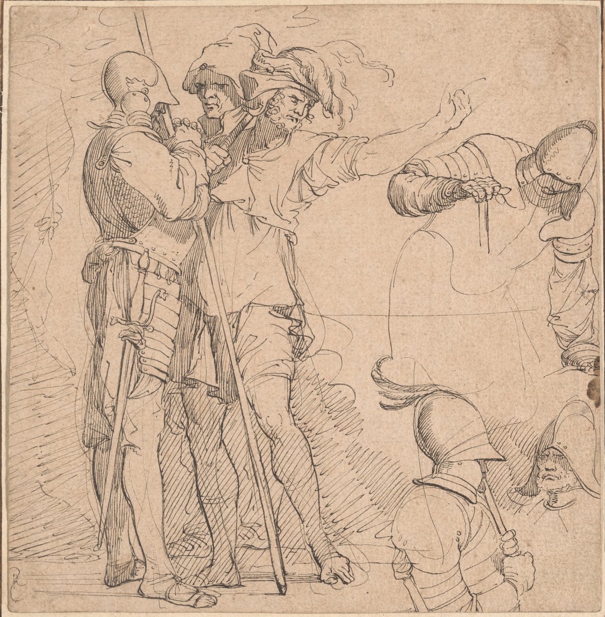 Capriccio Derived from Salvator Rosa