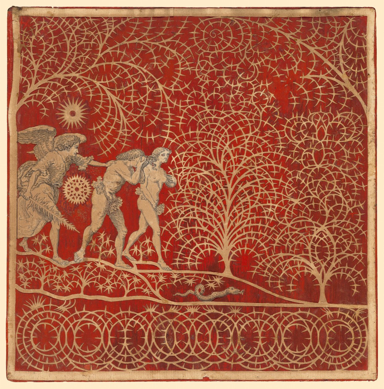 The Expulsion from Eden by British 18th Century