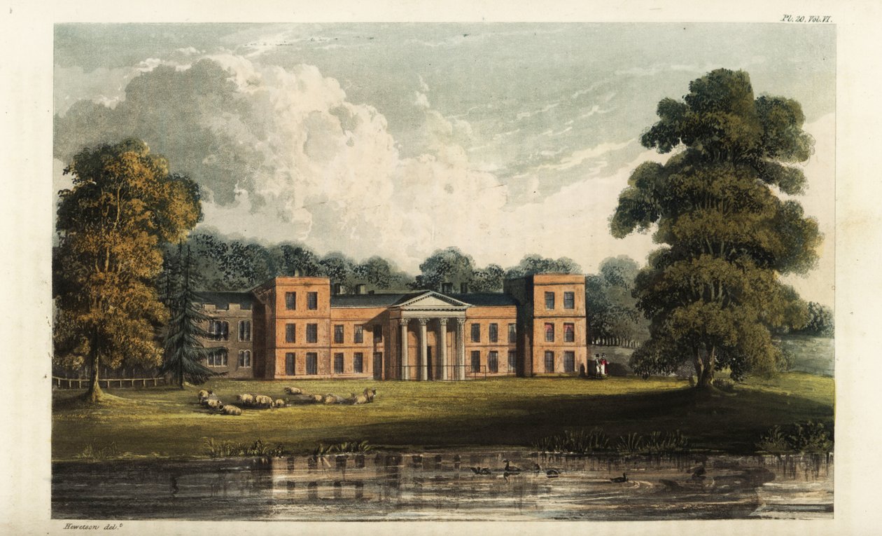 Clumber Park, Nottinghamshire, Seat of the Duke of Newcastle by British School