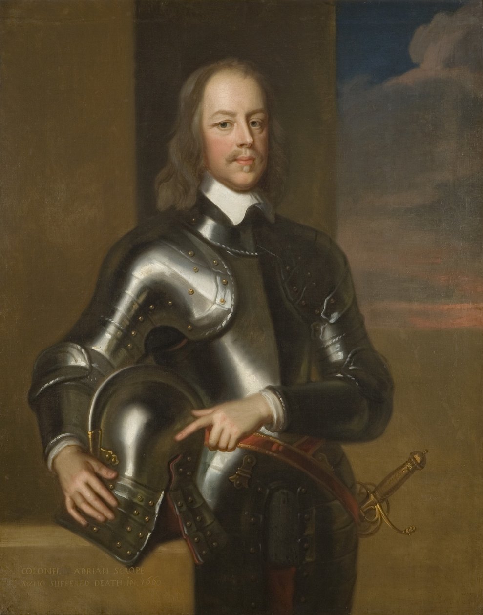 Colonel Adrian Scrope, last Governor of Bristol 1649-55 by British School