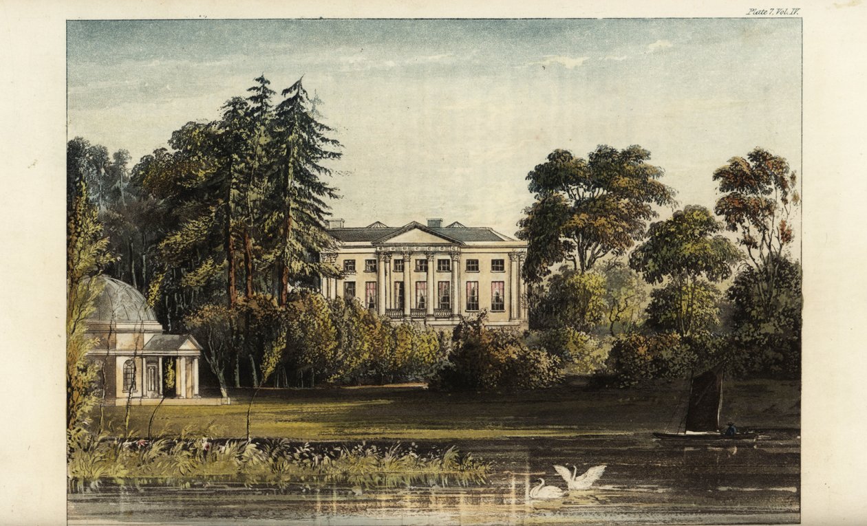 Hampton House or Garrick’s Villa, Richmond on Thames by British School