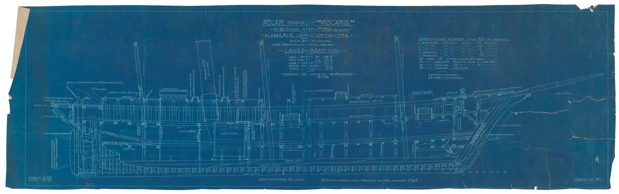 Longitudinal Section Plan of 