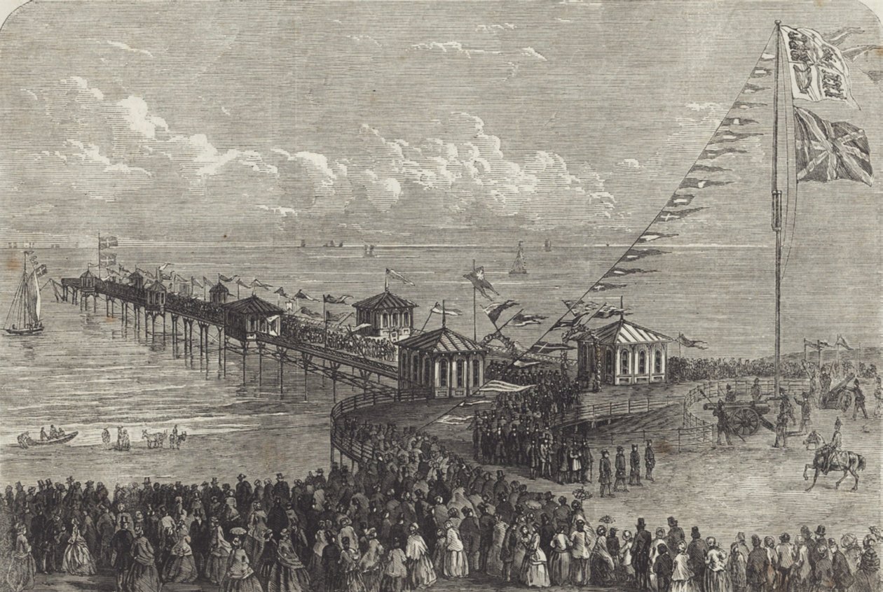 Opening a British Seaside Pier by British School