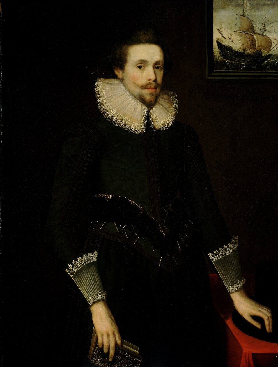 Portrait of a Naval Officer Aged 24 by British School
