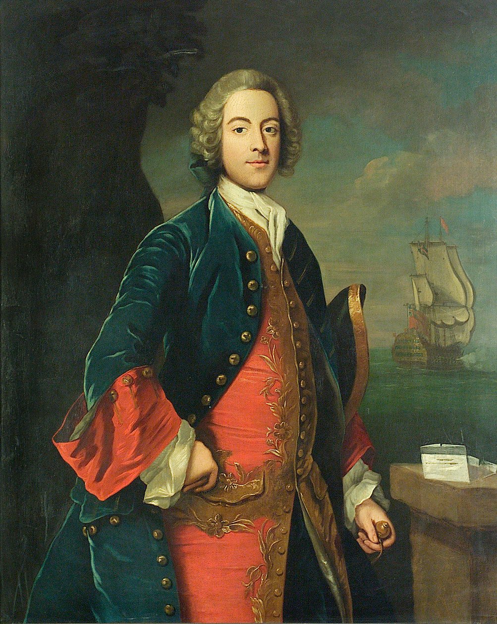 Portrait of a Naval Officer (circa 1730-40) by British School