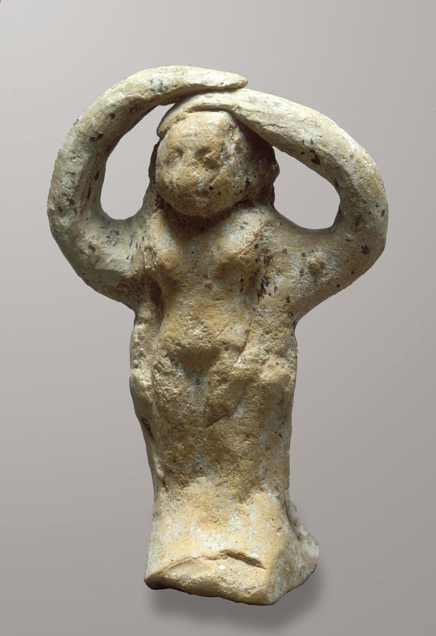 Figurine of a mourner, from Azor, Israel by Bronze Age