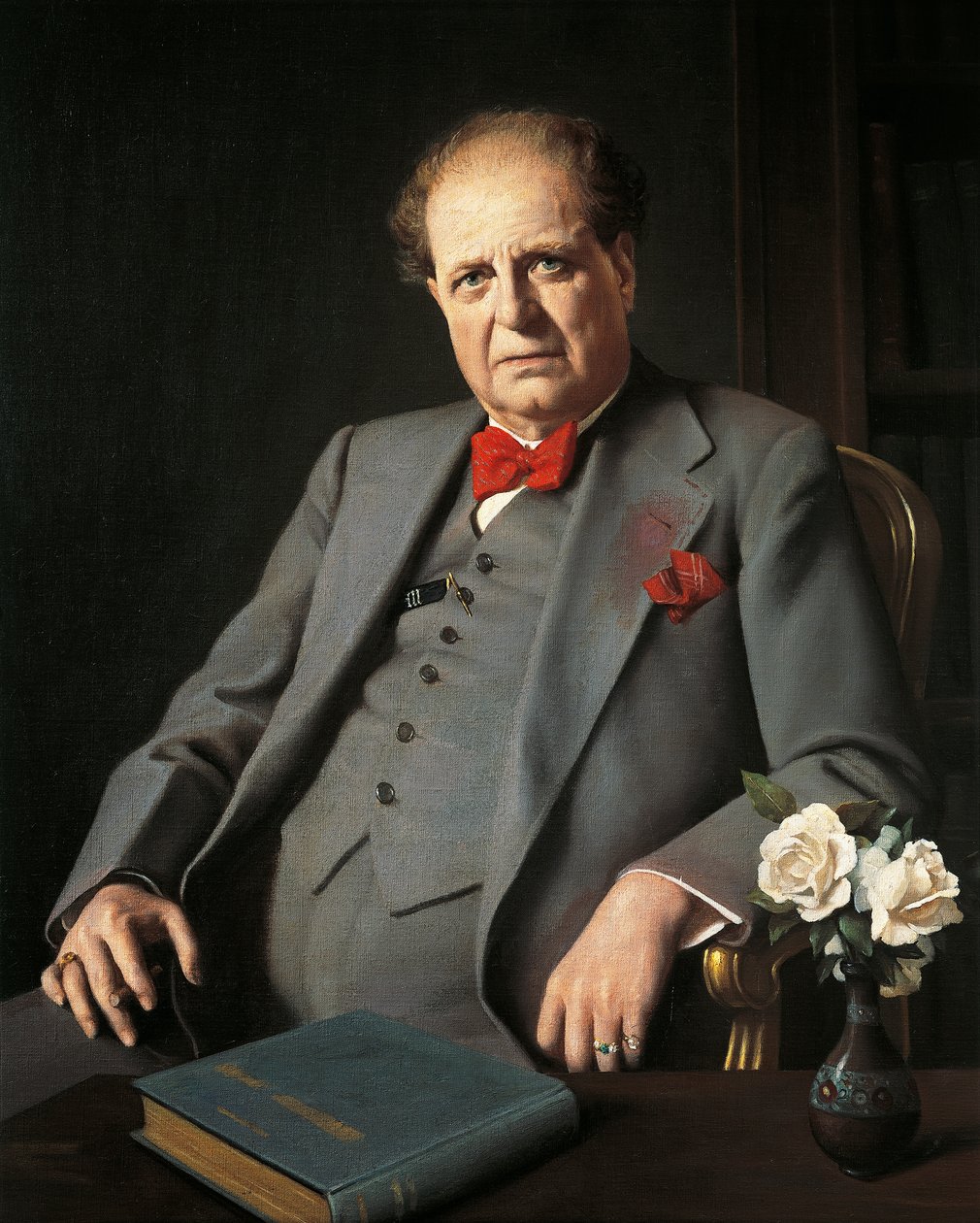 Portrait of Pietro Mascagni by Bruno Croatto
