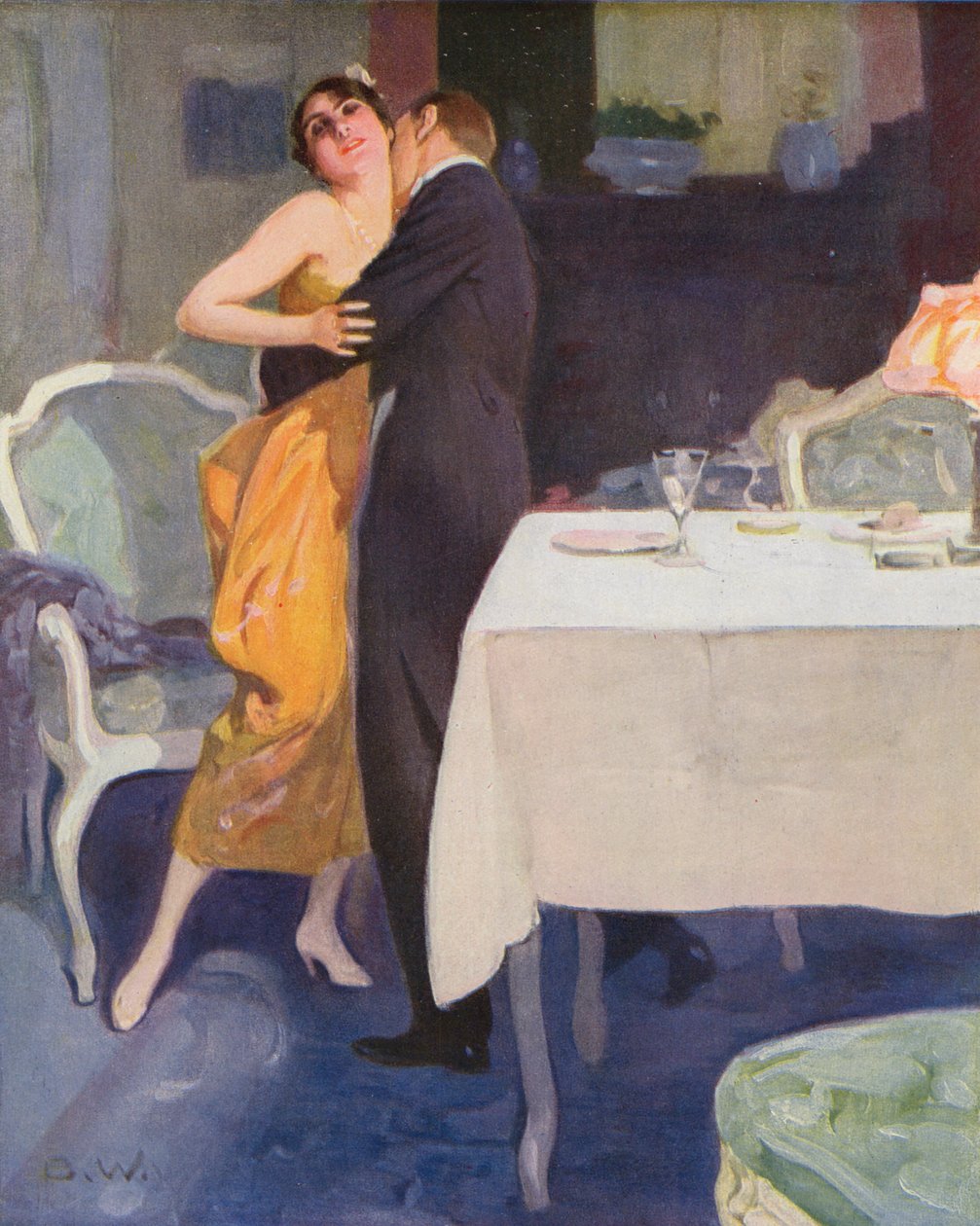 A Passionate Embrace by Brynolf Wennerberg