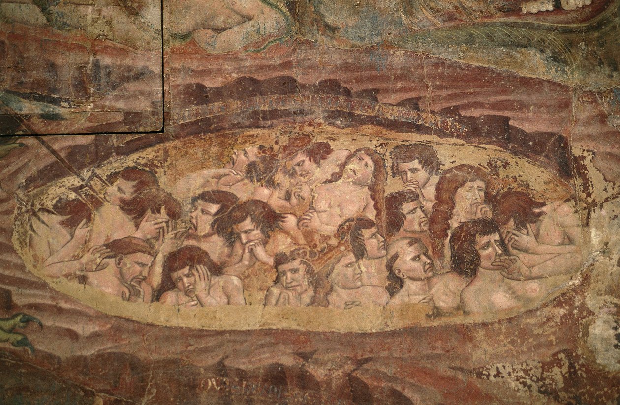 Damned in Hell, Inferno by Buonamico Buffalmacco