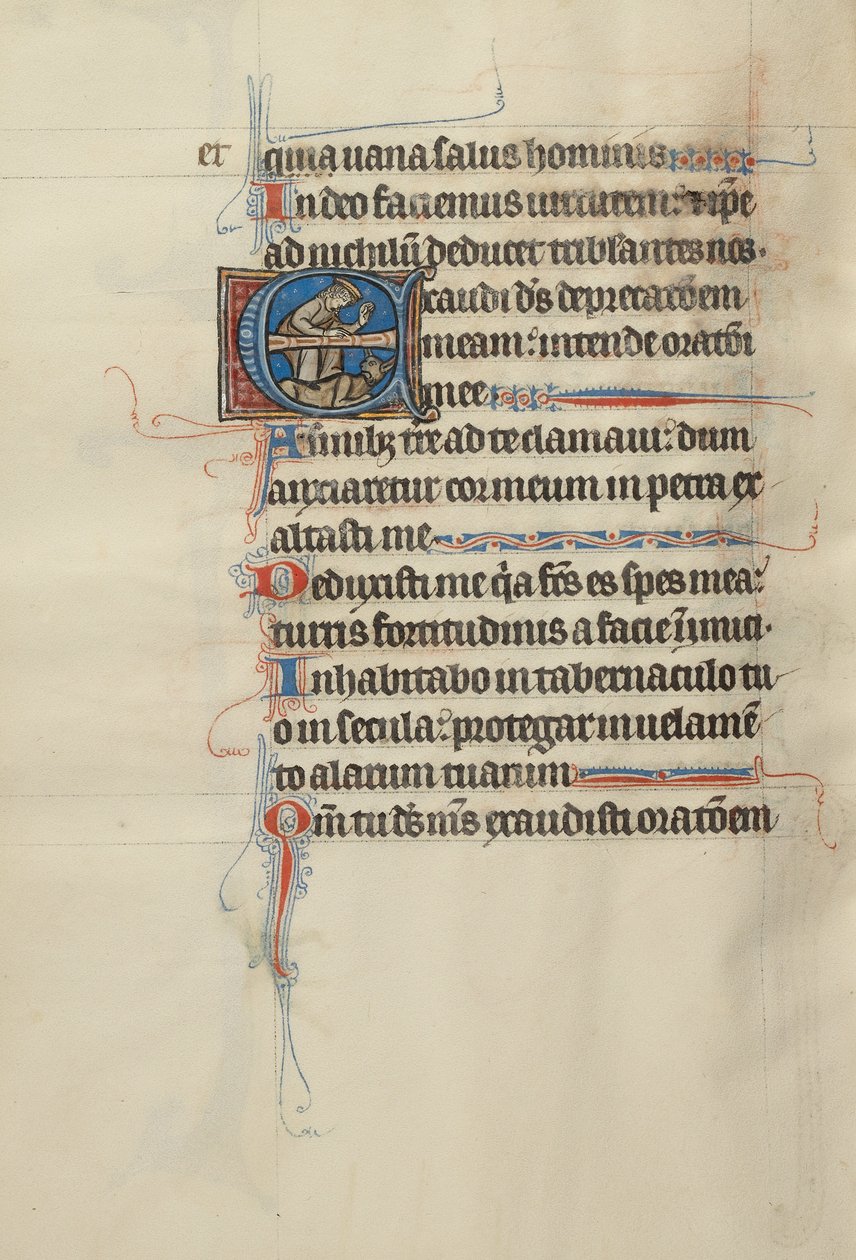 Initial E: David Crushing the Devil Underfoot by Bute Master