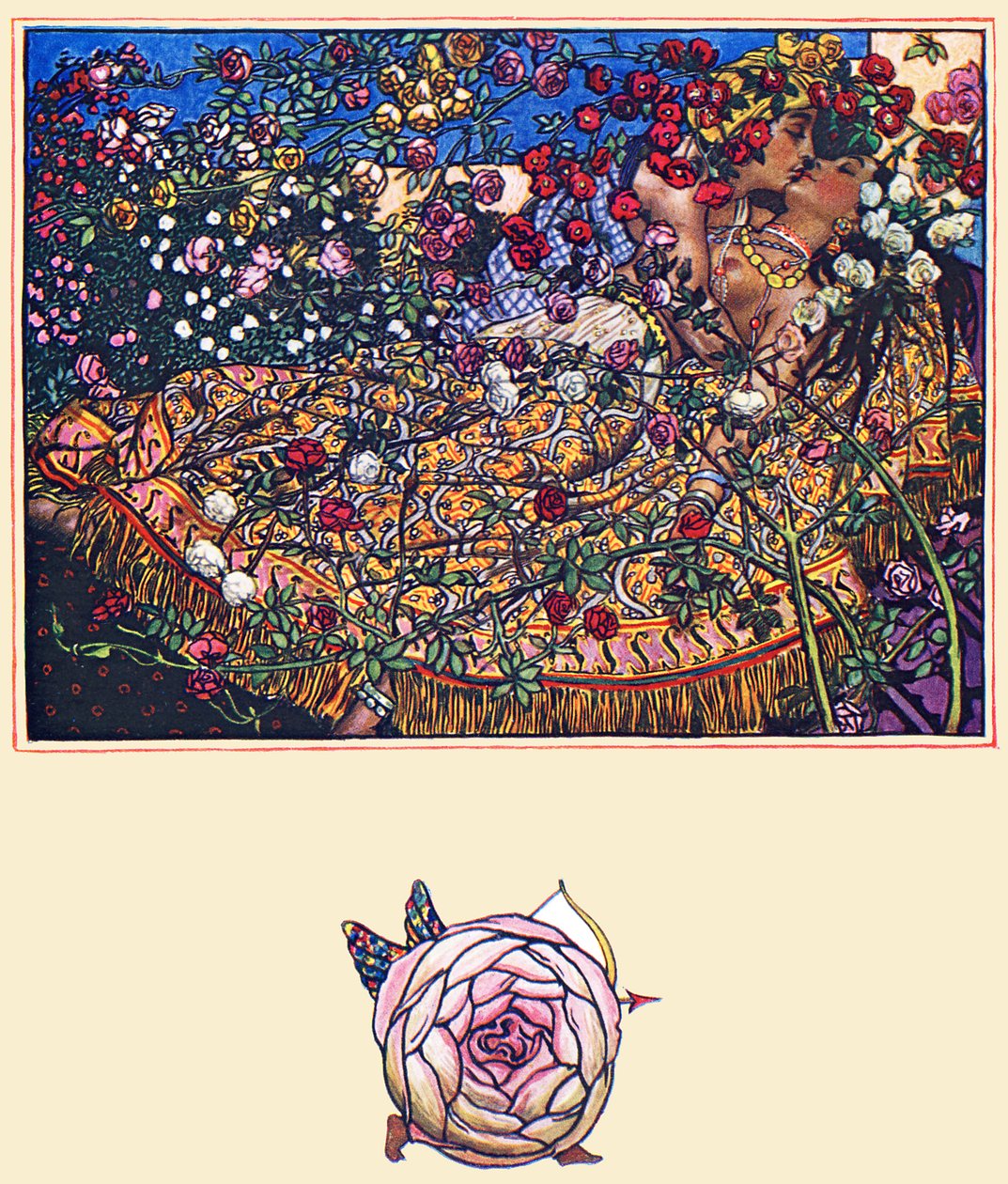 Song by Gulbaz, Poem from The Garden of Kama by Byam Shaw
