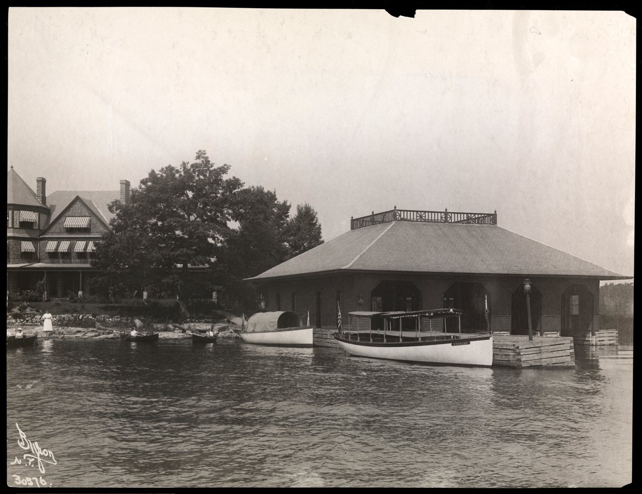 A Boating Dock at May Irwin