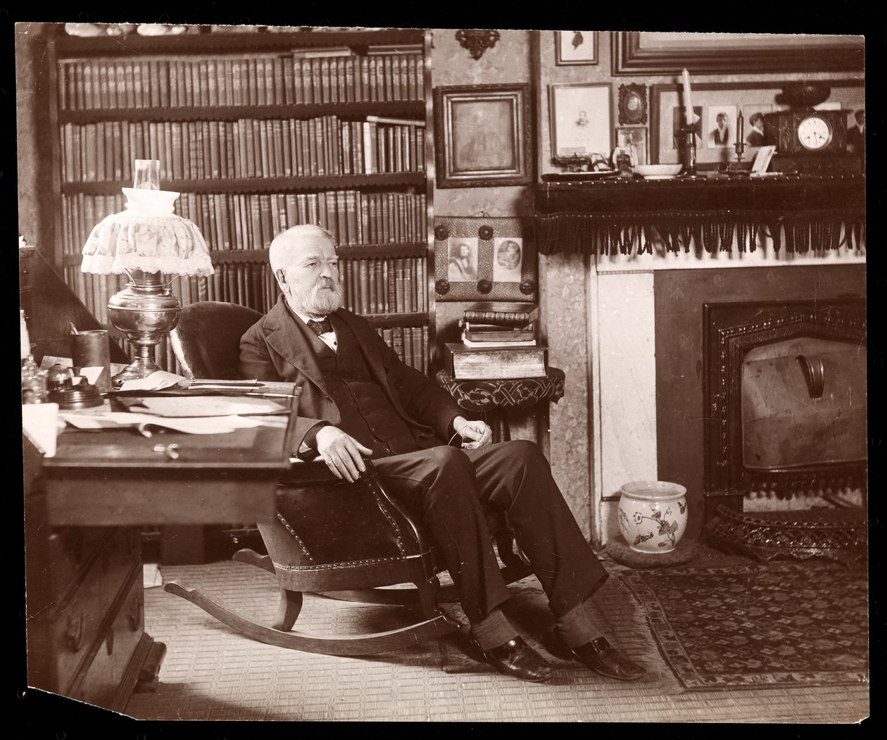 Portrait of the Author Lorimer Stoddard, New York by Byron Company