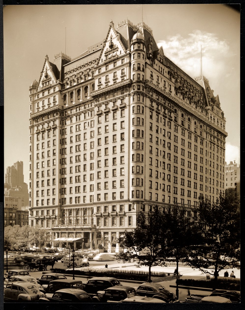 The Plaza Hotel, 5th Avenue and 59th Street, New York, c.1937 by Byron Company